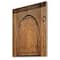Designart - Ancient Door Painting Morroco - Vintage Print on Natural Pine Wood